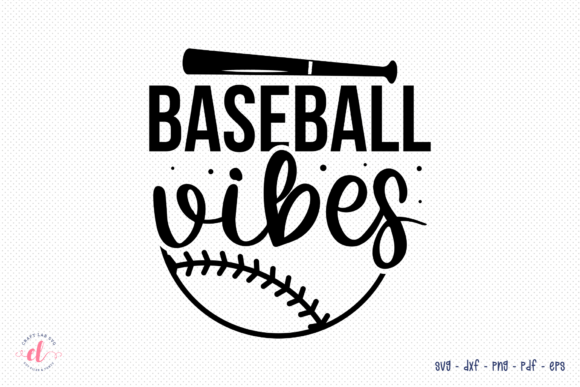 Baseball Vibes SVG for Crafts and Graphics