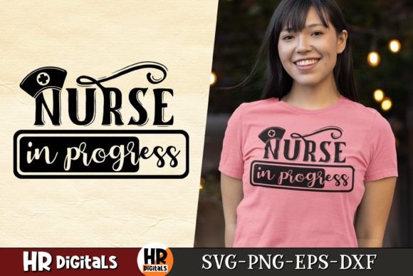 Nurse in Progress SVG for Crafts and Graphics