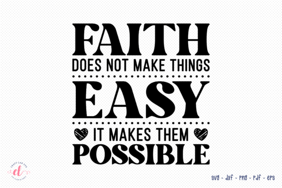 Review of Faith Does Not Make Thing Easy SVG for Embroidery Projects